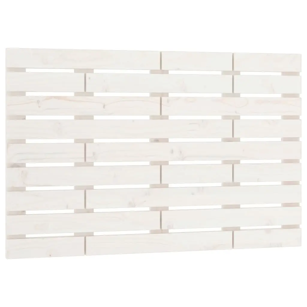 Wall Headboard White 96cm Solid Pine Wood Bedroom Bed Header Support