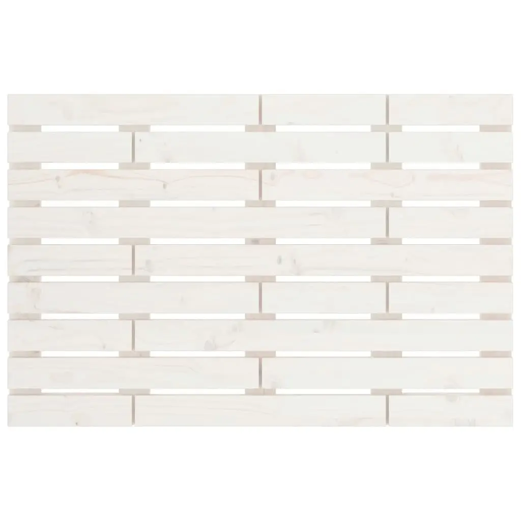 Wall Headboard White 96cm Solid Pine Wood Bedroom Bed Header Support