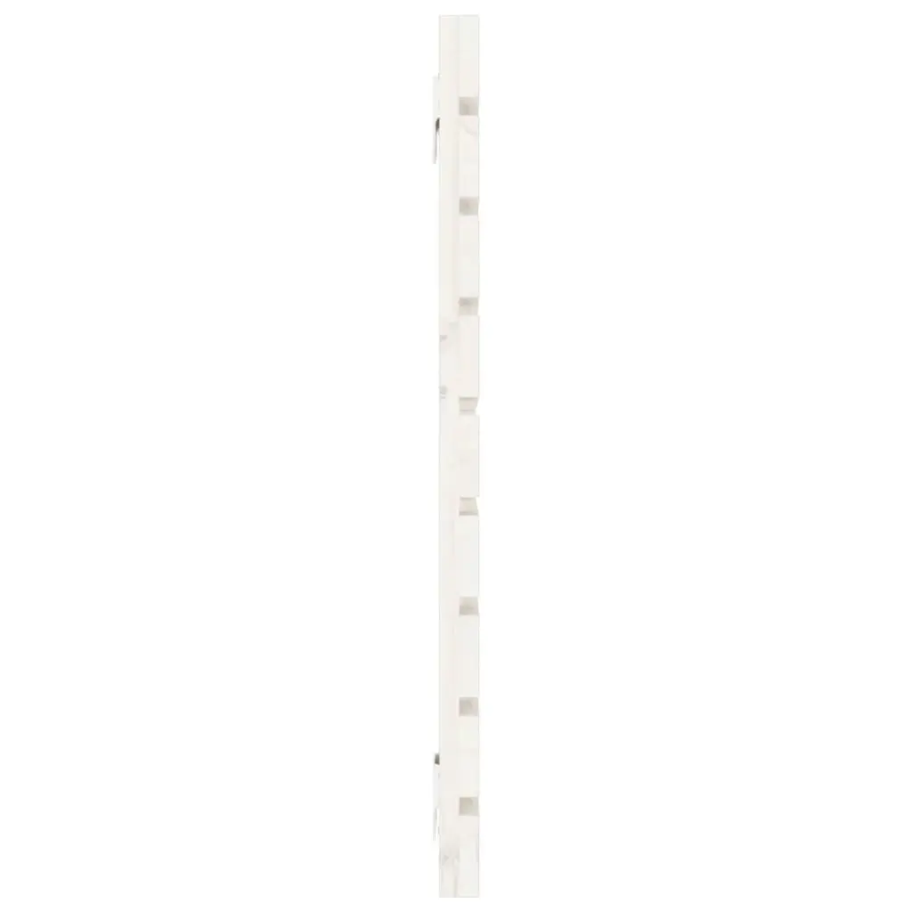 White Wall Headboard in Solid Pine 156cm