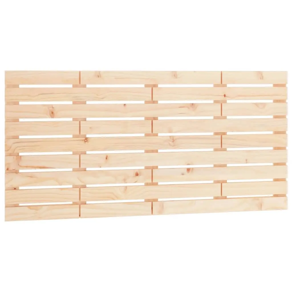 Wall Headboard Brown 141 cm Solid Wood Pine