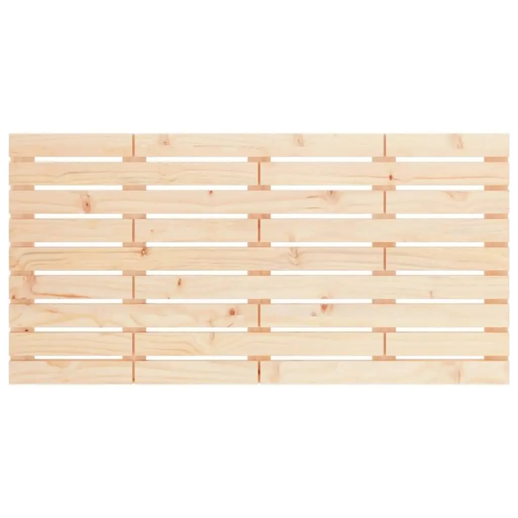 Wall Headboard Brown 141 cm Solid Wood Pine