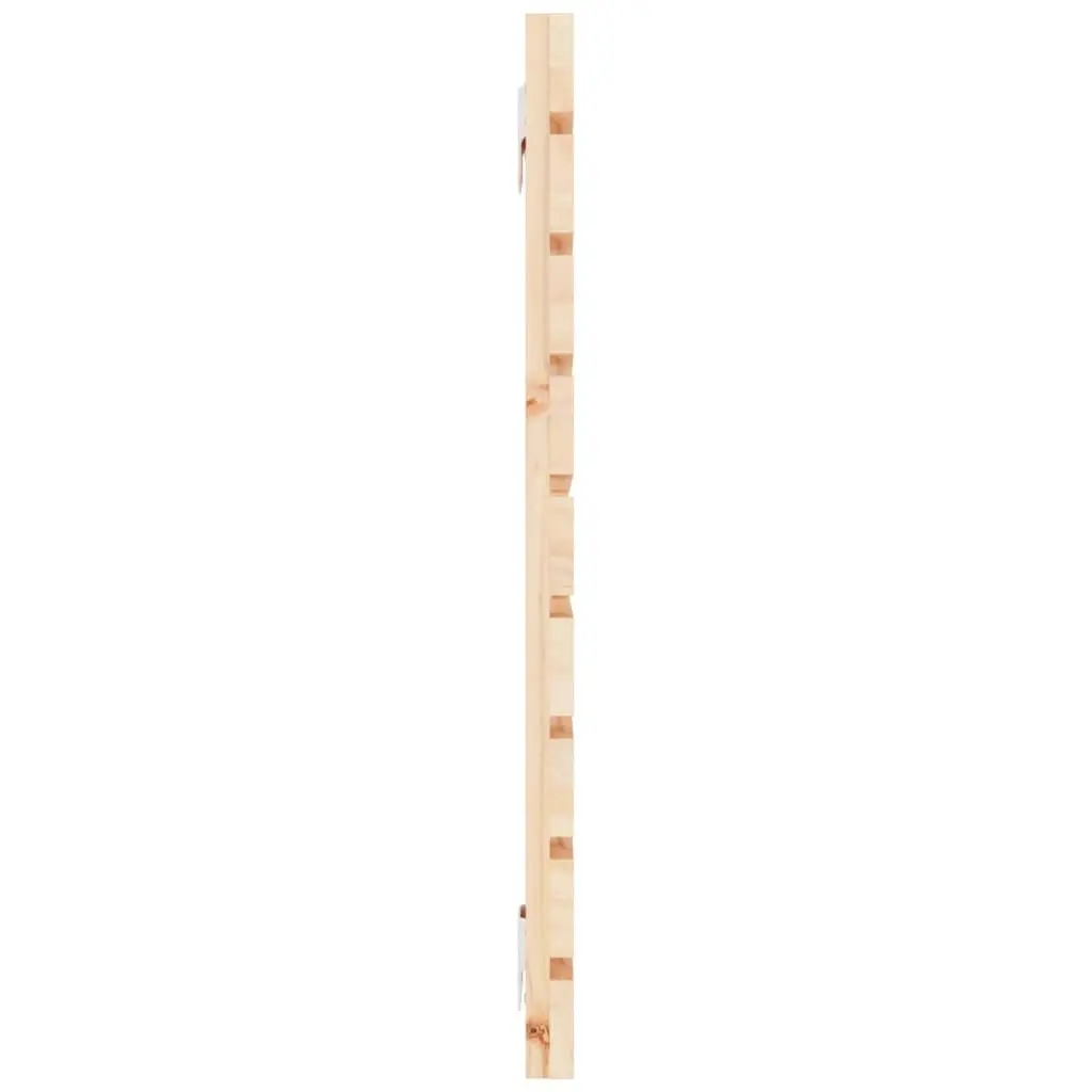Wall Headboard Brown 141 cm Solid Wood Pine