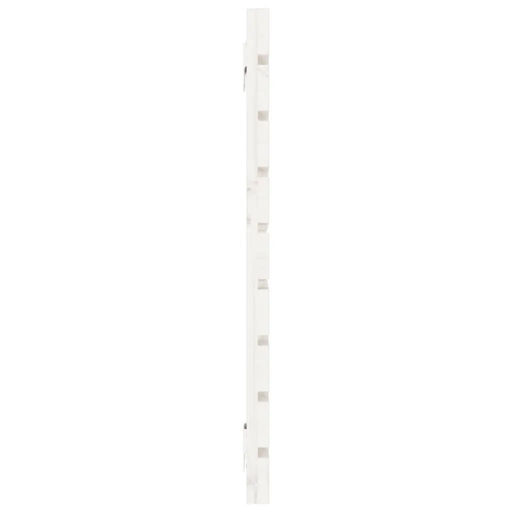 Wall Headboard White 141cm Solid Pine Wood