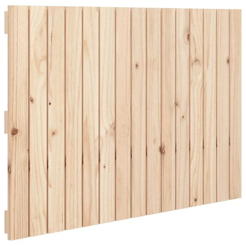 Wall Headboard Brown 95.5 cm Solid Pine Wood