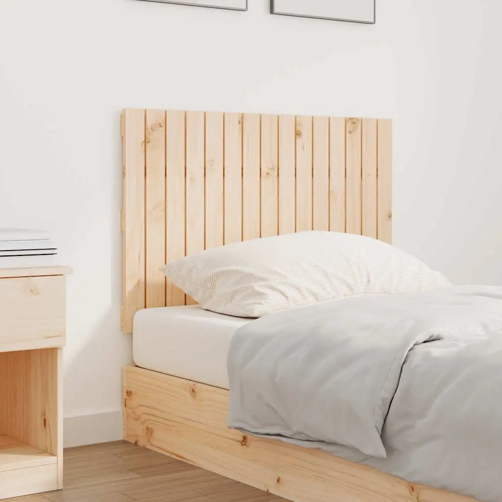 Wall Headboard Brown 95.5 cm Solid Pine Wood