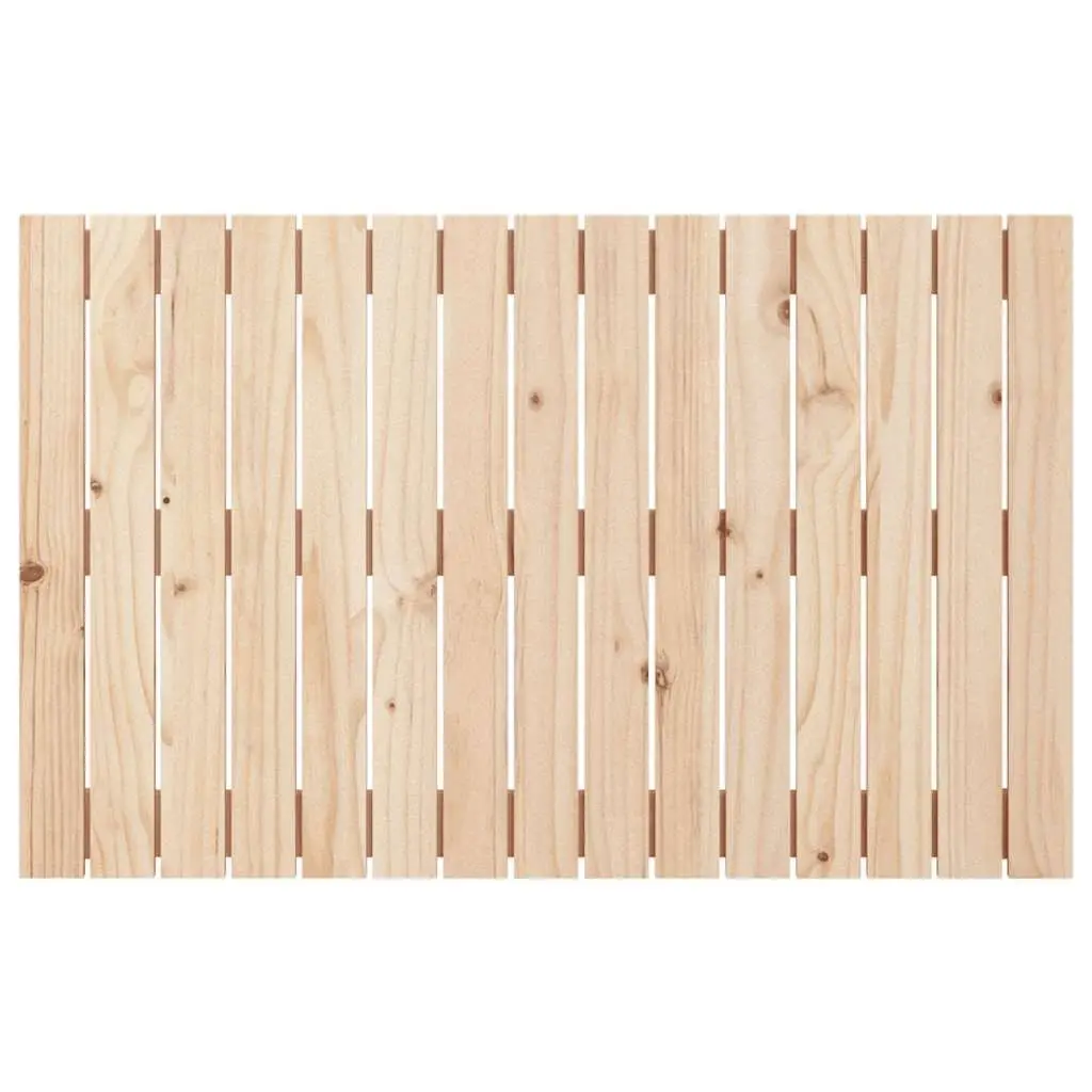 Wall Headboard Brown 95.5 cm Solid Pine Wood
