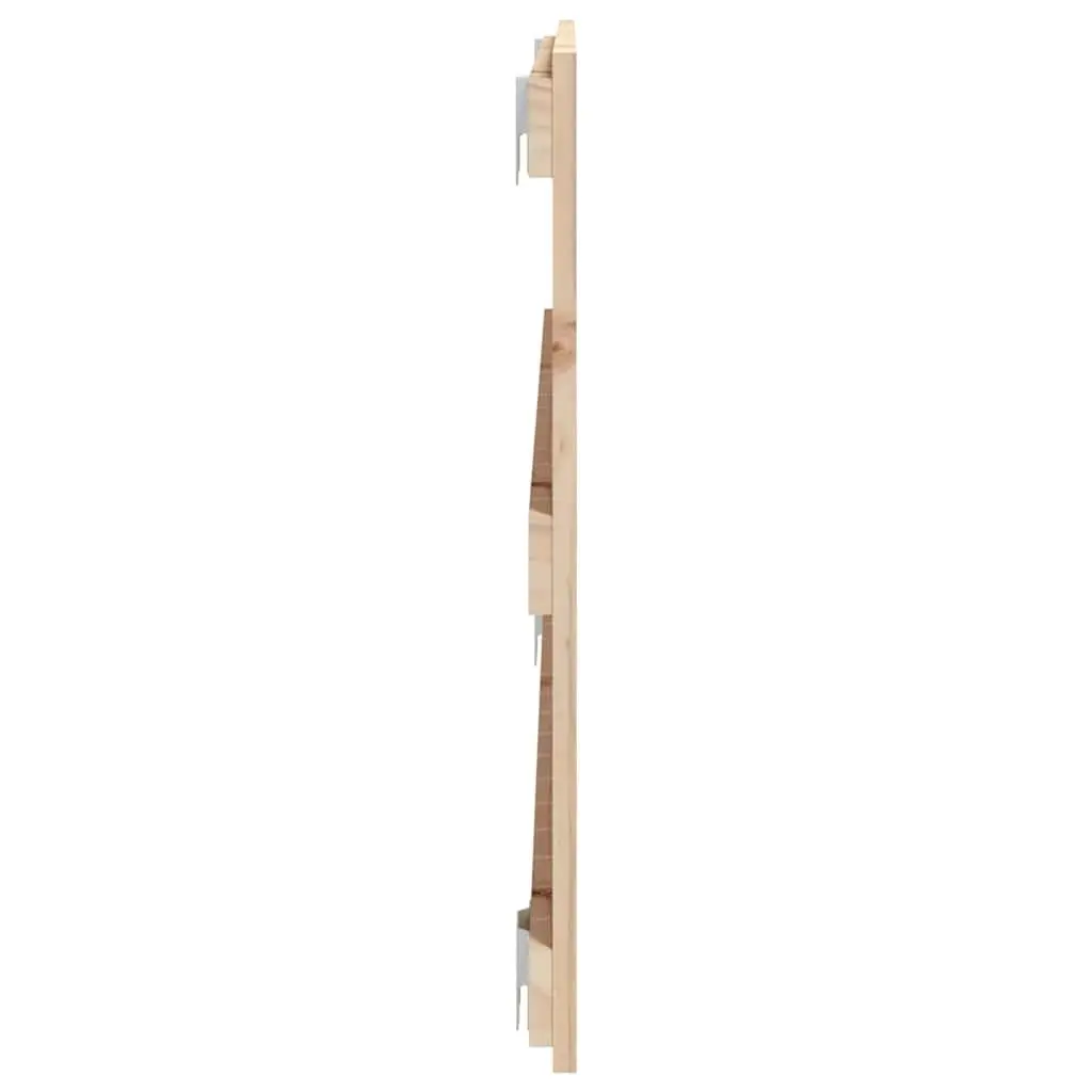 Wall Headboard Brown 95.5 cm Solid Pine Wood