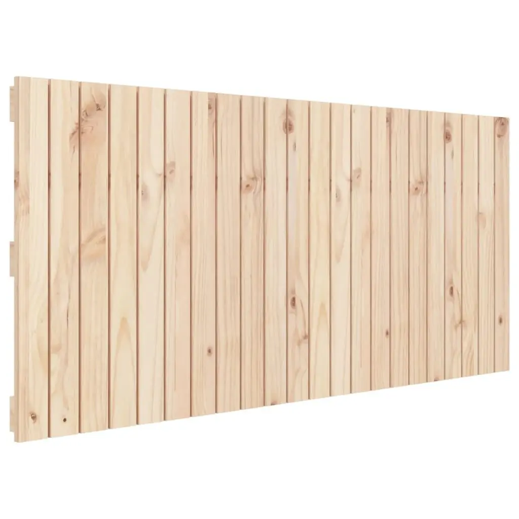 Wall Headboard 140 cm Solid Pine Wood Bedroom Bed Header Classic Design