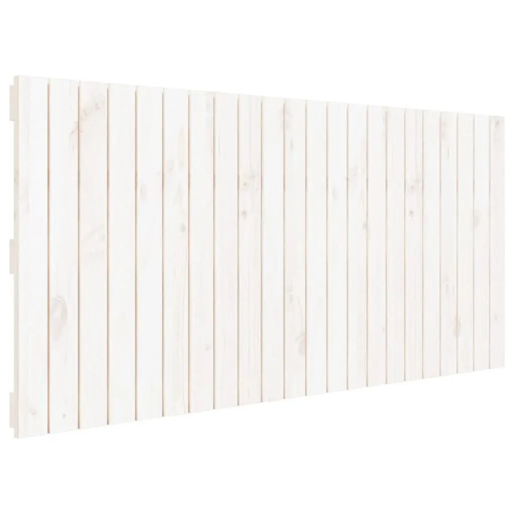 Wall-Mounted Headboard in White 140cm