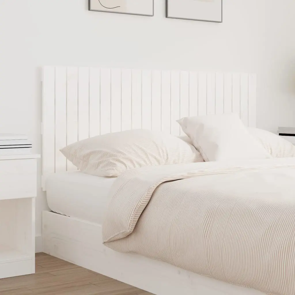 Wall-Mounted Headboard in White 140cm