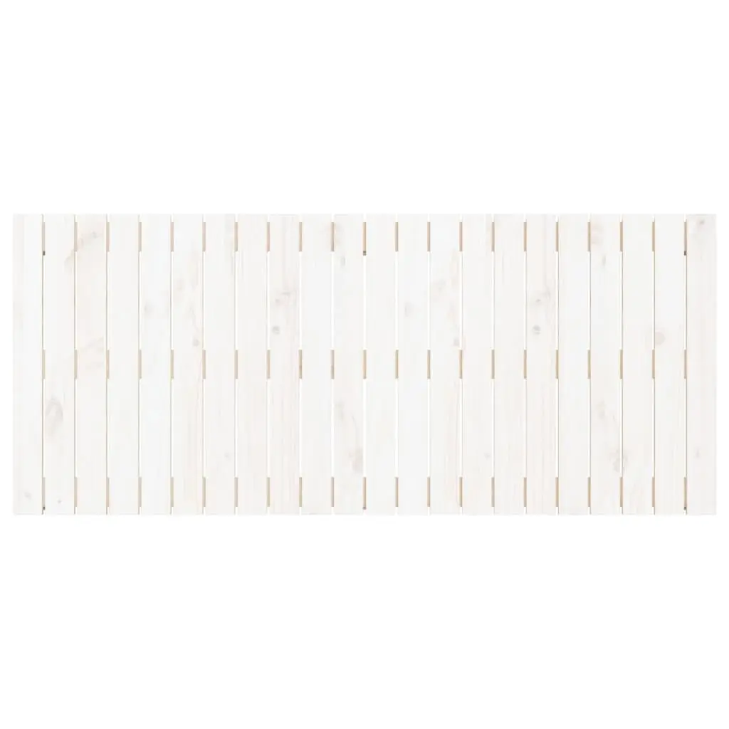 Wall-Mounted Headboard in White 140cm