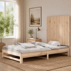 Elegant Solid Pine Wall Headboard 95.5cm for Bedrooms