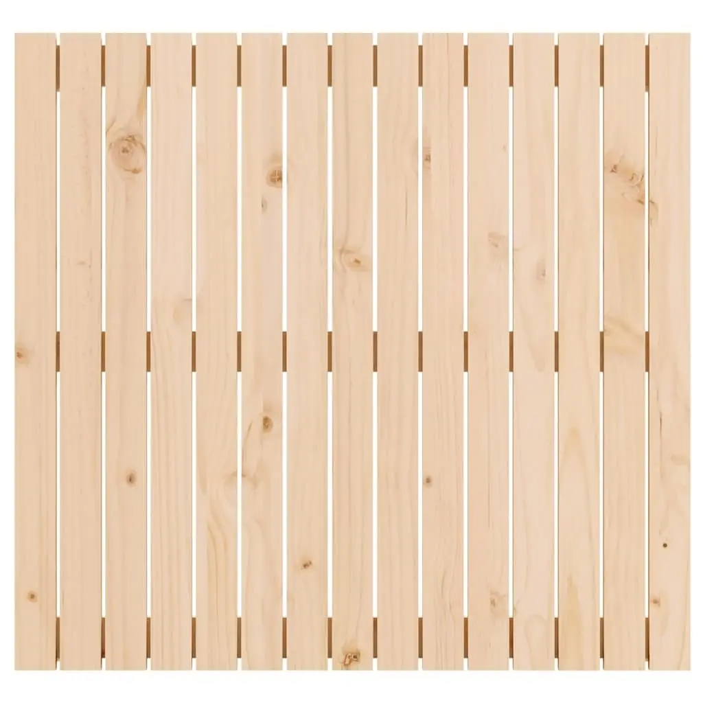Wall Headboard Brown 95.5cm Solid Pine Wood