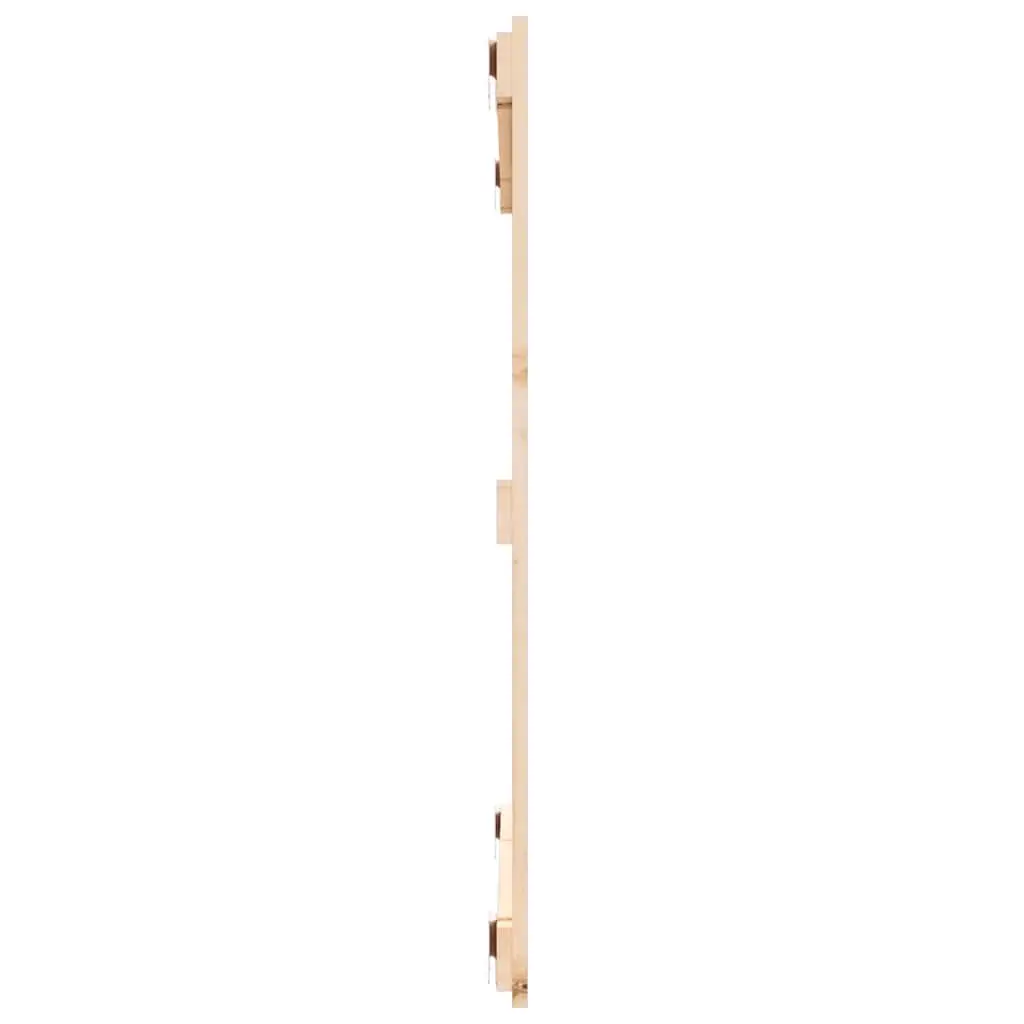 Wall Headboard Brown 95.5cm Solid Pine Wood