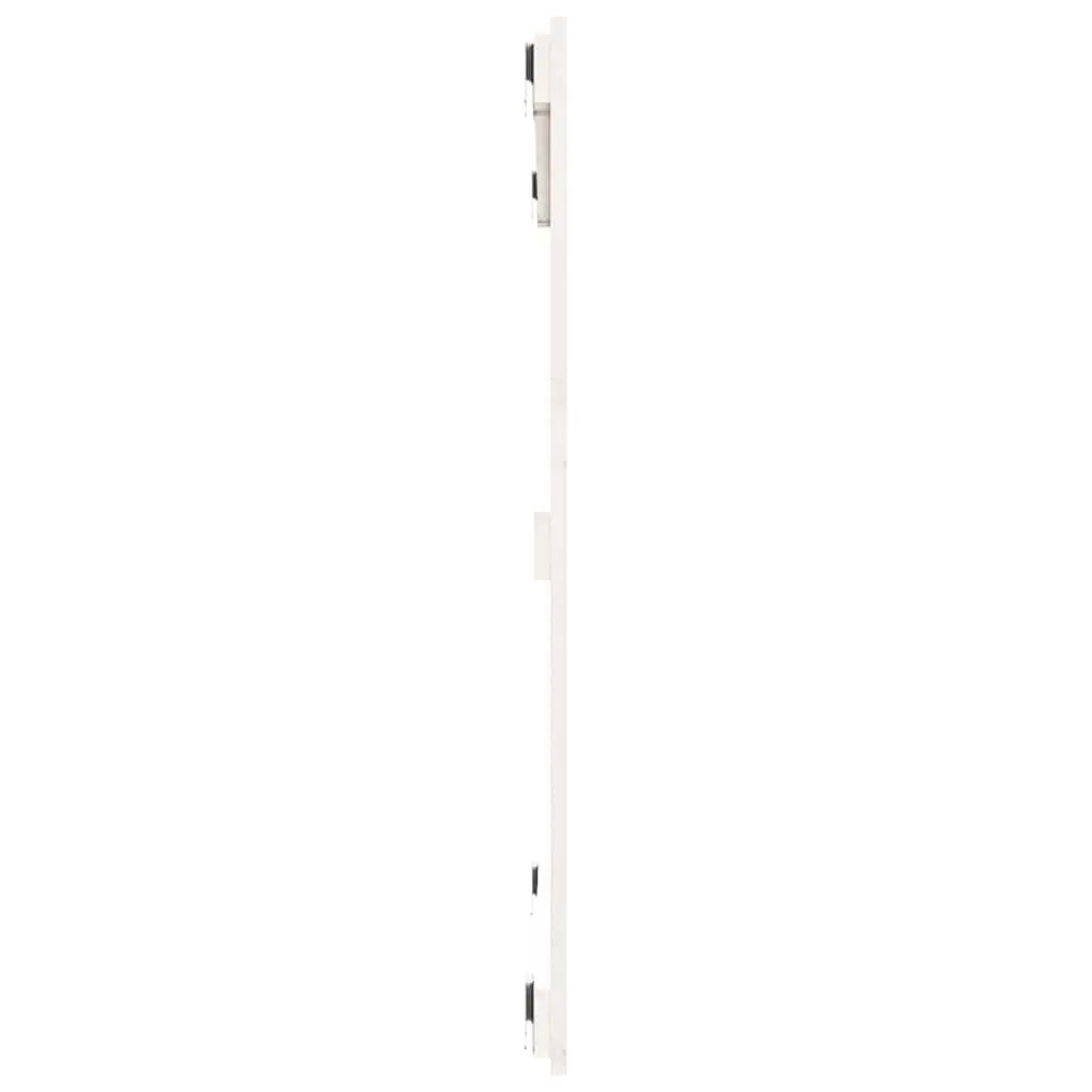 Wall Headboard White 95.5cm Solid Pine Wood