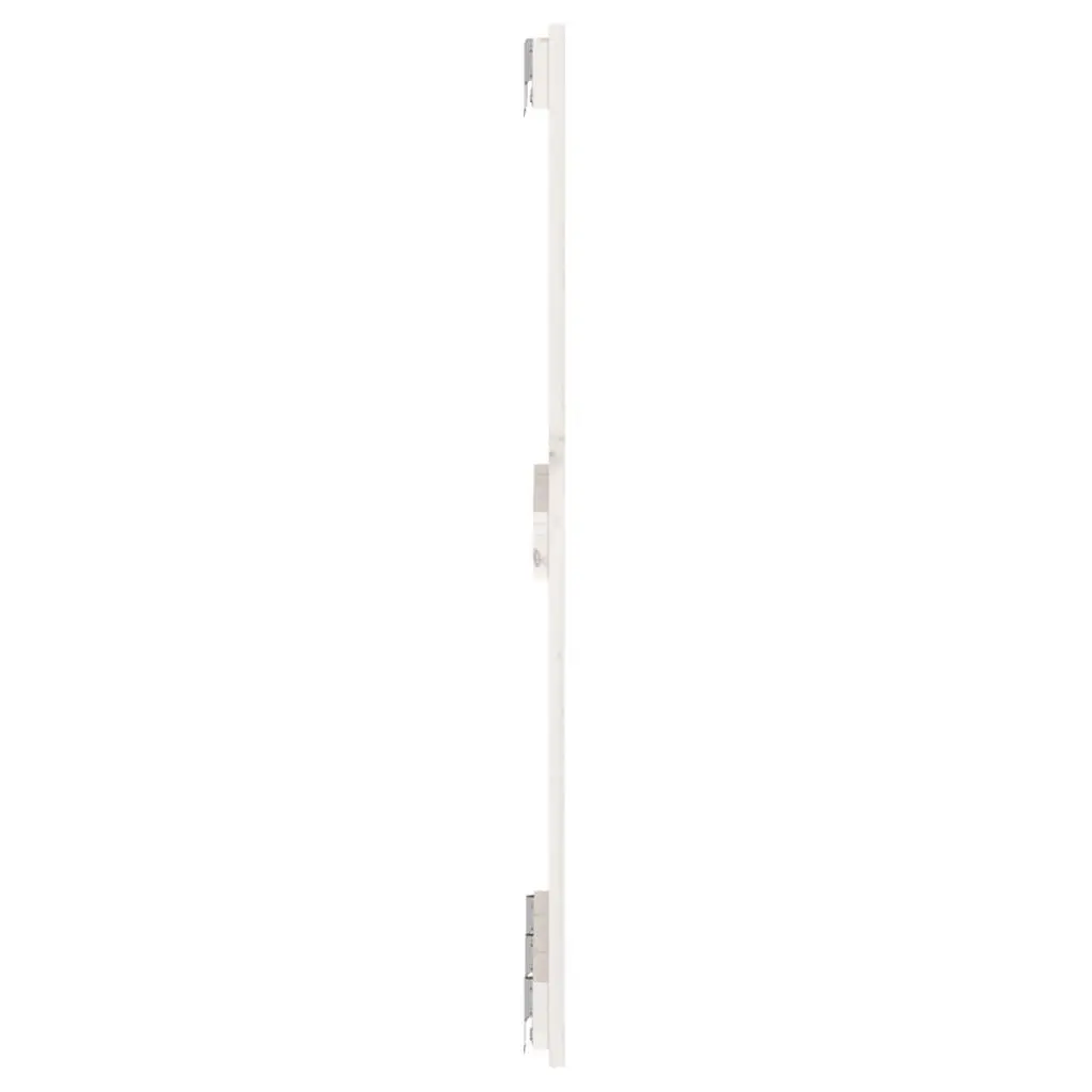 White Solid Pine Wall Headboard 140cm for Bedroom