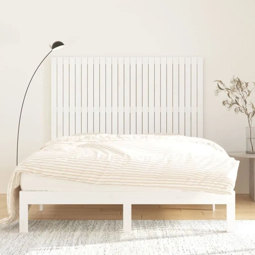 Wall Mounted Headboard 159.5cm White Pine