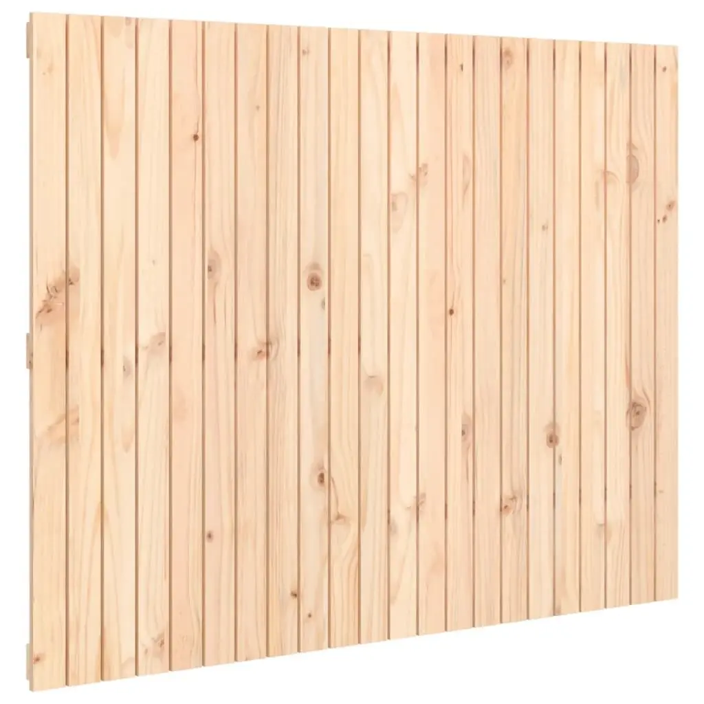 Wall Headboard 140 cm Solid Pine Wood Bedroom Bed Header Back Support