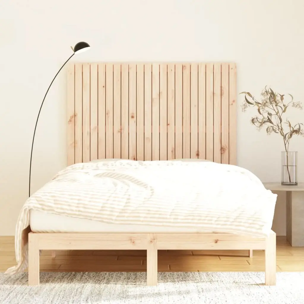 Wall Headboard 140 cm Solid Pine Wood Bedroom Bed Header Back Support