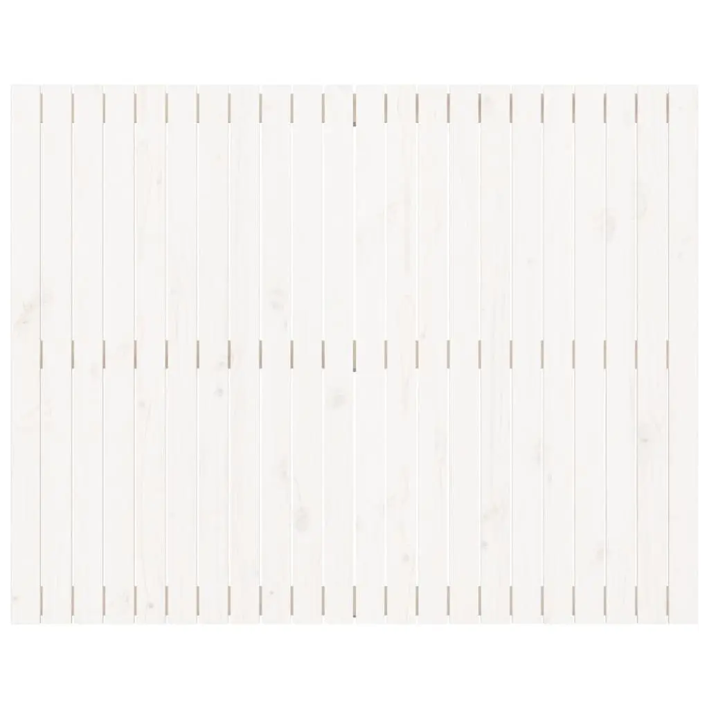 White Wall Headboard in Solid Pine 140cm