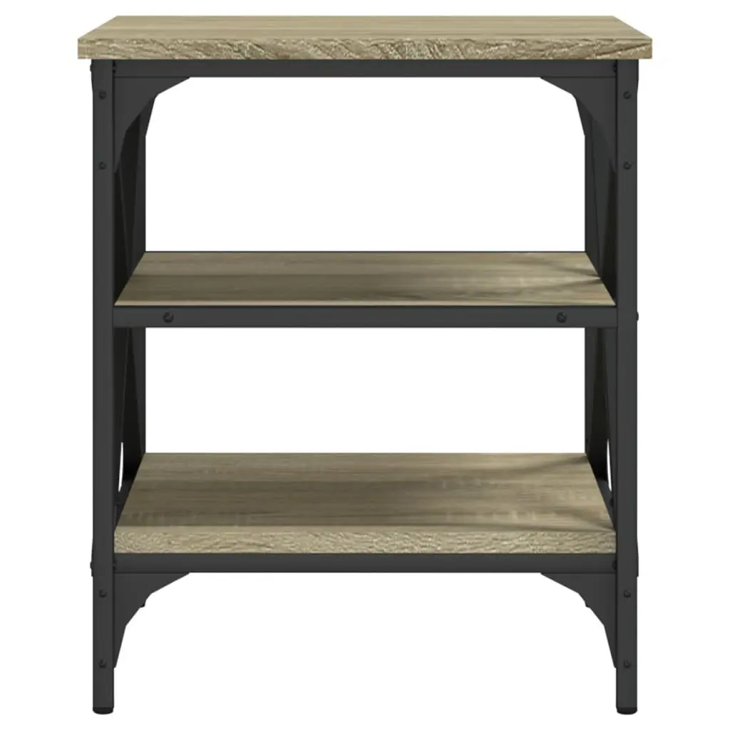 Sonoma Oak Brown Side Tables Set of 2