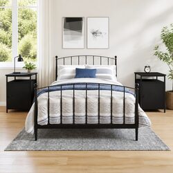 Cozy Black Bedside Cabinets Set for Organized Living