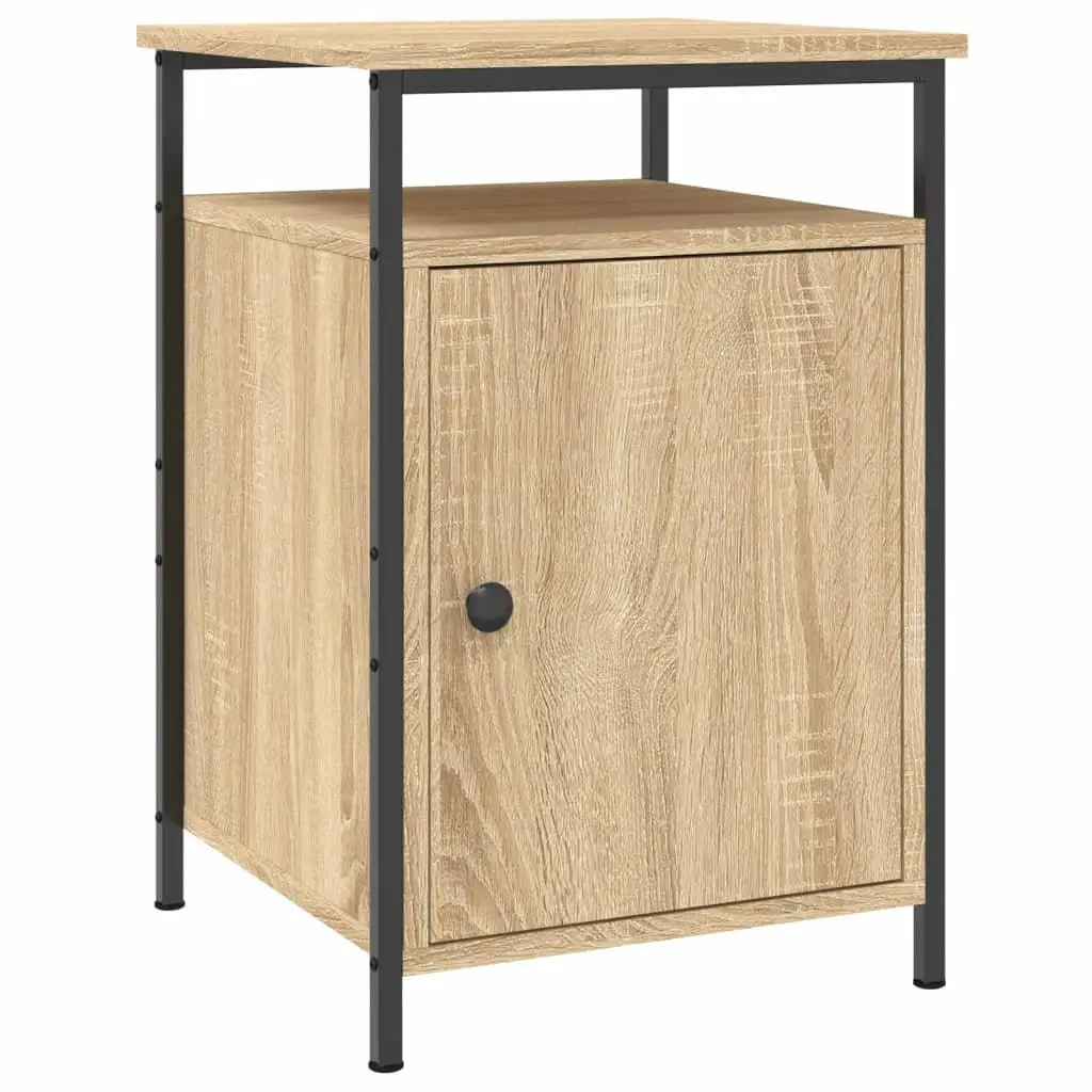 Bedside Cabinet 40x42x60cm Brown Storage Nightstand Side Table Engineered Wood