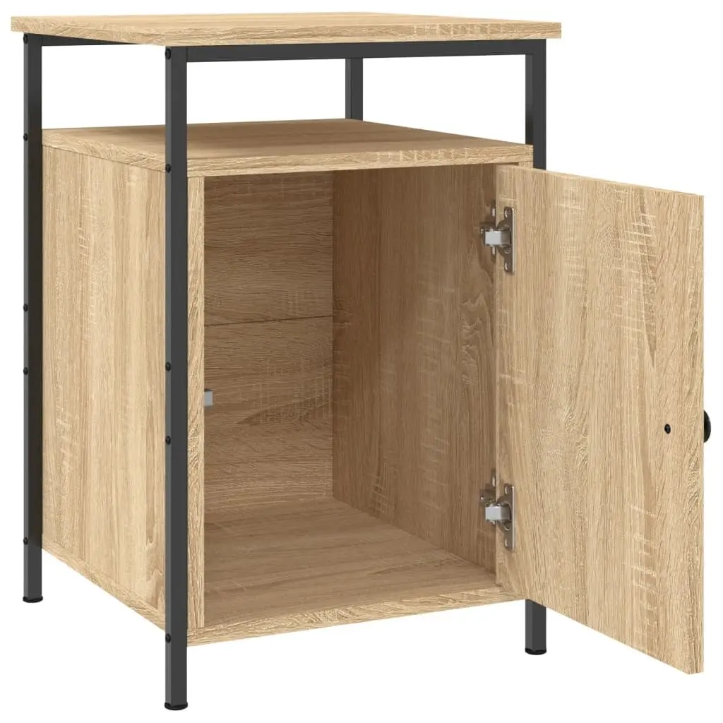 Bedside Cabinet 40x42x60cm Brown Storage Nightstand Side Table Engineered Wood