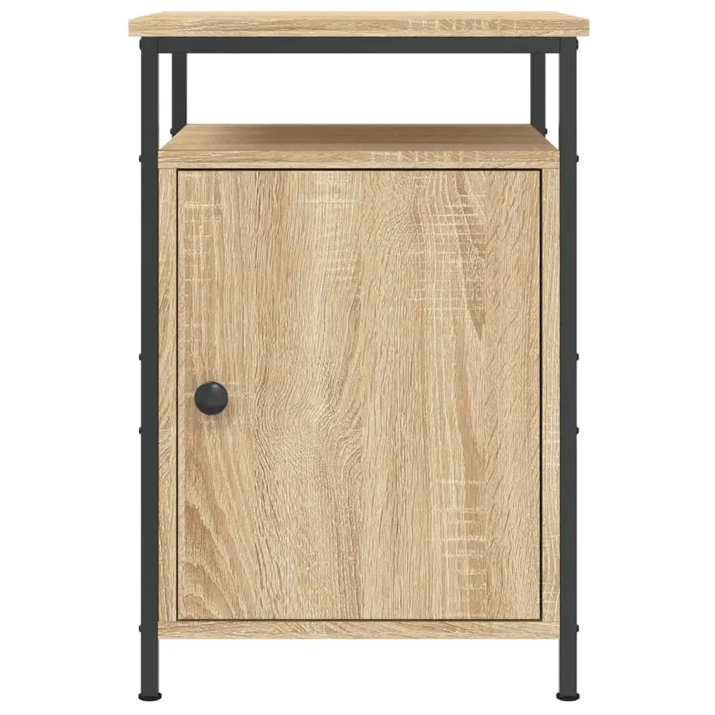 Bedside Cabinet 40x42x60cm Brown Storage Nightstand Side Table Engineered Wood