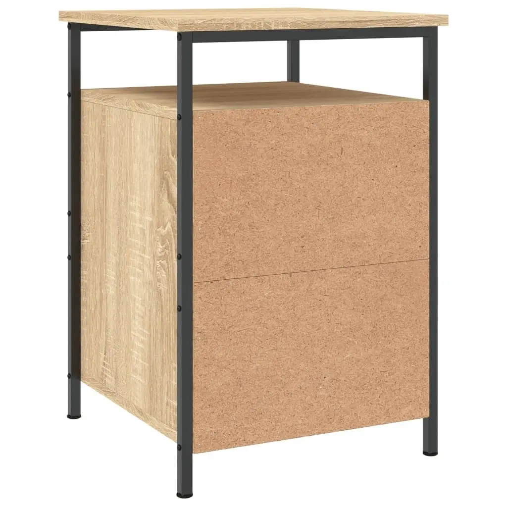 Bedside Cabinet 40x42x60cm Brown Storage Nightstand Side Table Engineered Wood