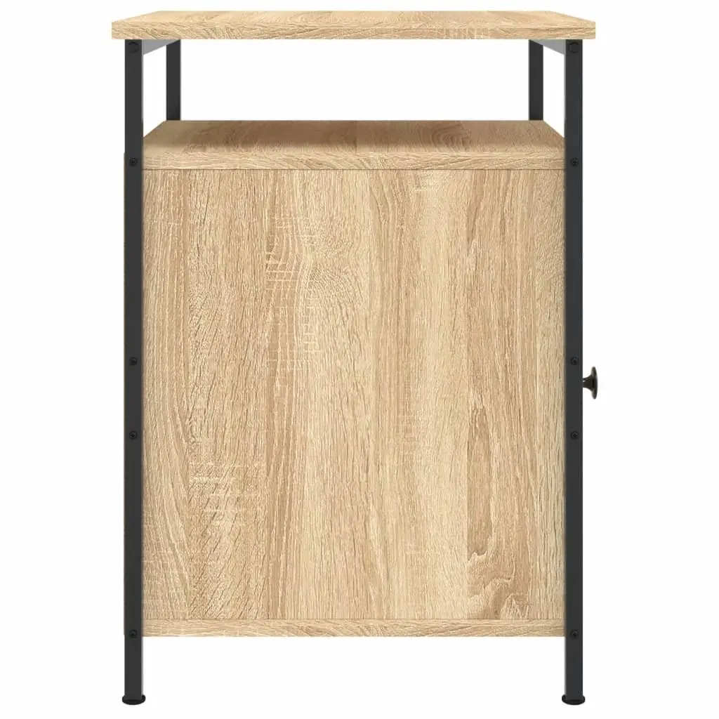Bedside Cabinet 40x42x60cm Brown Storage Nightstand Side Table Engineered Wood
