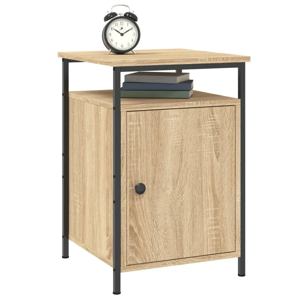 Bedside Cabinet 40x42x60cm Brown Storage Nightstand Side Table Engineered Wood