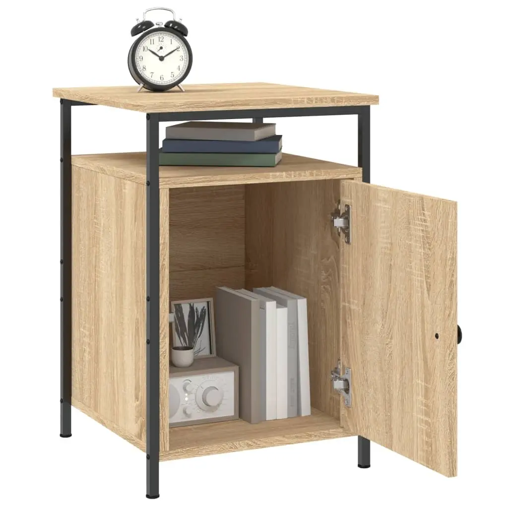 Bedside Cabinet 40x42x60cm Brown Storage Nightstand Side Table Engineered Wood