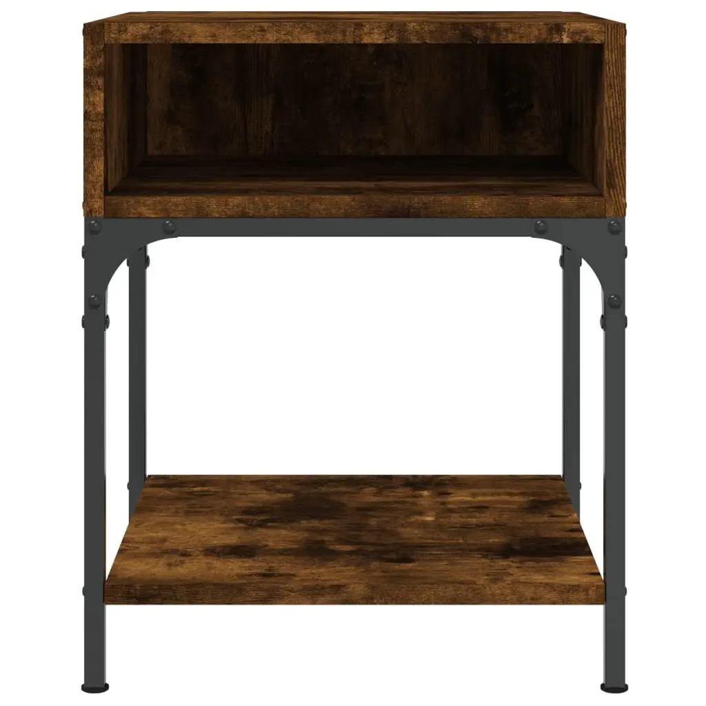 Bedside Tables Brown 40x41x50 cm Engineered Wood Nightstand Cabinet 2 pcs