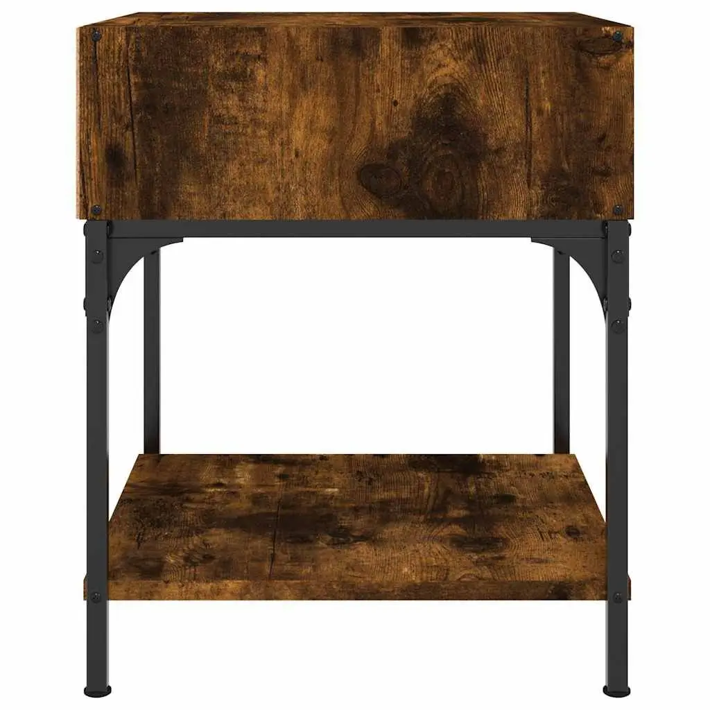 Bedside Tables Brown 40x41x50 cm Engineered Wood Nightstand Cabinet 2 pcs