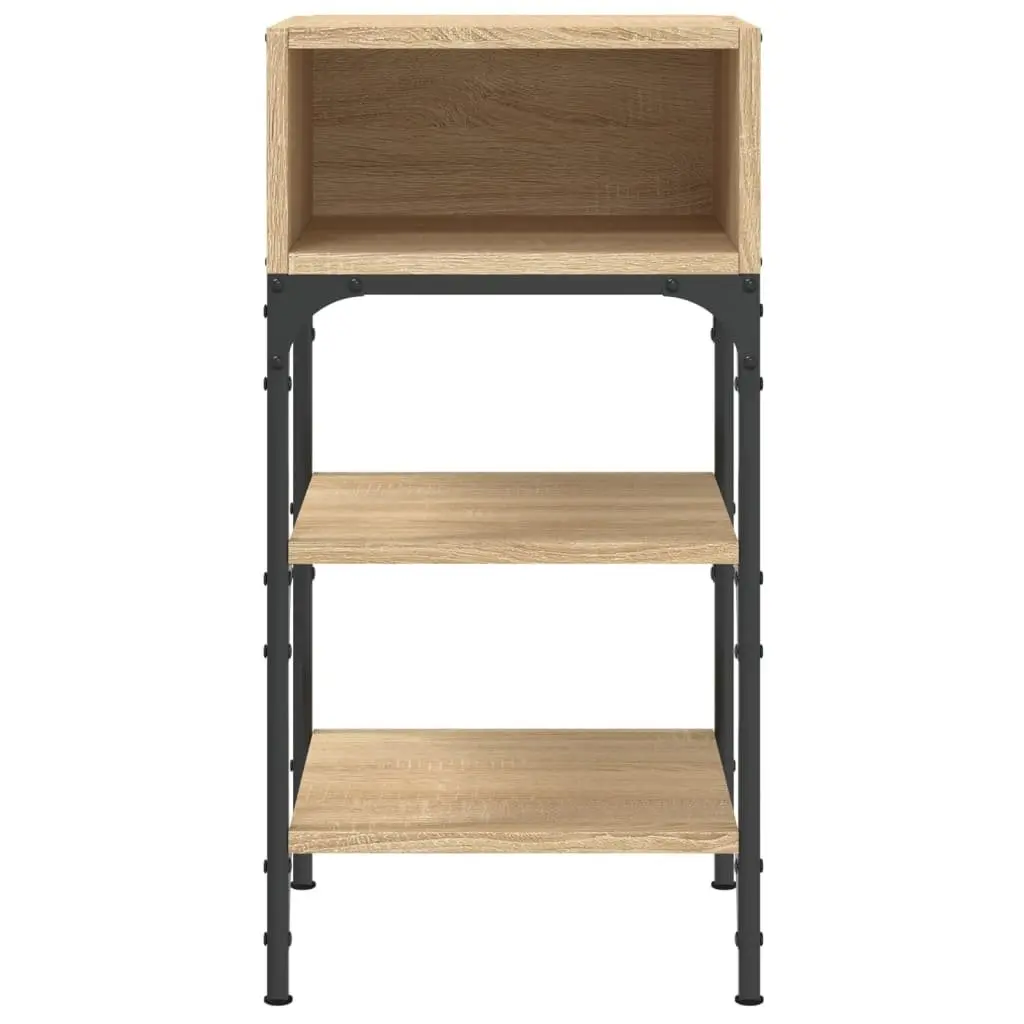 Bedside Tables Brown 35x34.5x70 cm Engineered Wood 2 Piece Nightstand Storage