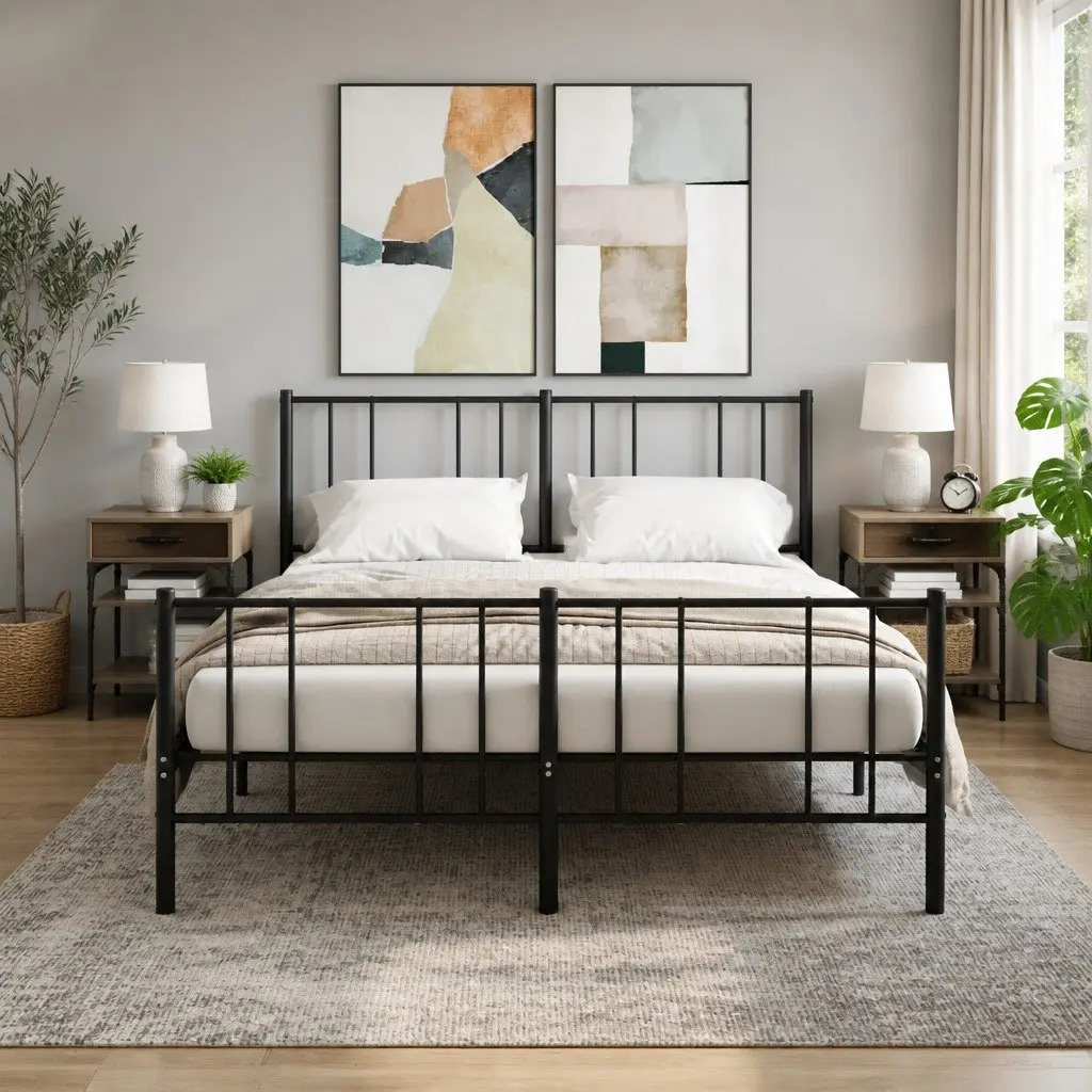 Bedside Tables Grey Sonoma 35x34.5x70 cm Engineered Wood Nightstand 2 pcs