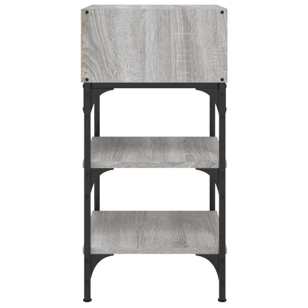 Bedside Tables Grey Sonoma 35x34.5x70 cm Engineered Wood Nightstand 2 pcs
