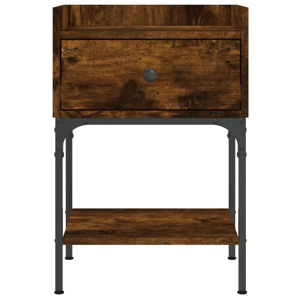 Brown Bedside Tables 2 pcs 40.5x31x60 cm