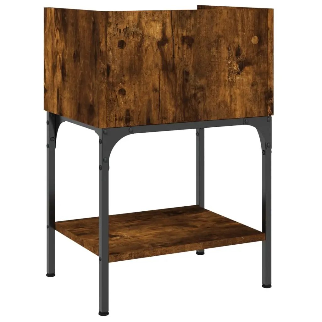 Brown Bedside Tables 2 pcs 40.5x31x60 cm