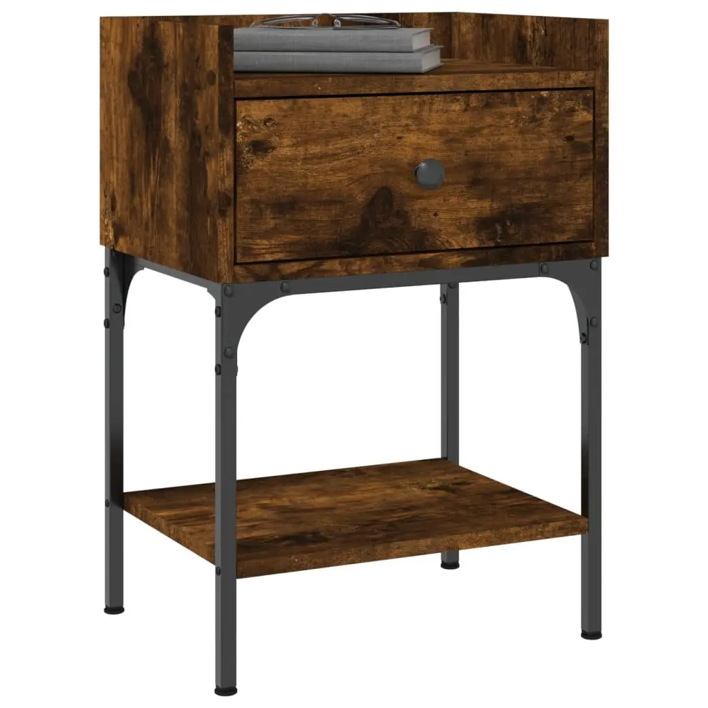 Brown Bedside Tables 2 pcs 40.5x31x60 cm