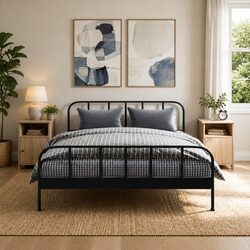 Elegant Grey Sonoma Nightstand Storage Set