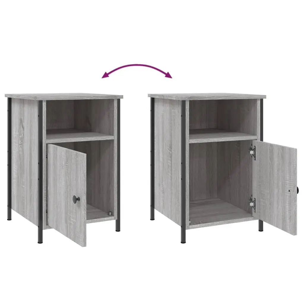 Grey Sonoma Nightstand Storage Set