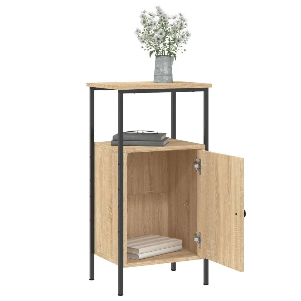 Bedside Cabinets Industrial Brown 41x31x80 cm Engineered Wood 2 Piece