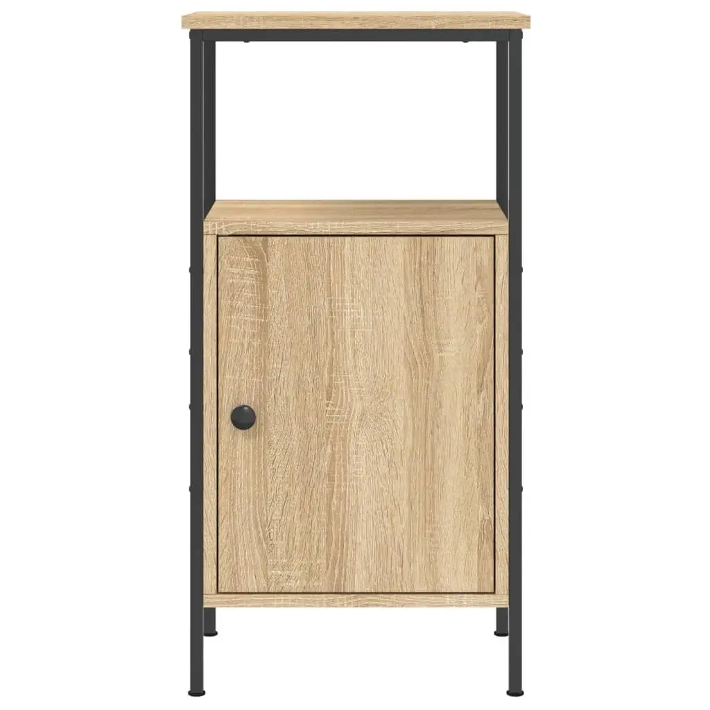 Bedside Cabinets Industrial Brown 41x31x80 cm Engineered Wood 2 Piece