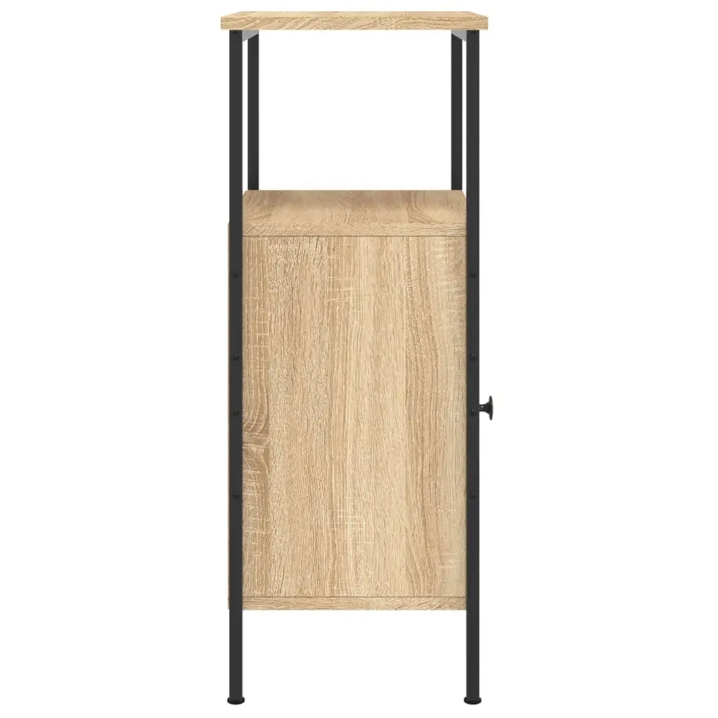 Bedside Cabinets Industrial Brown 41x31x80 cm Engineered Wood 2 Piece