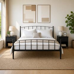 Charming Black Bedside Cabinets 2 pcs for Cozy Bedrooms