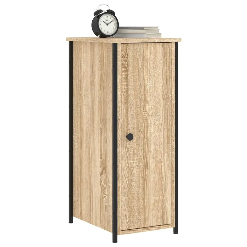 Bedside Cabinets 2 pcs Brown 32x42x80 cm Engineered Wood Nightstands Storage