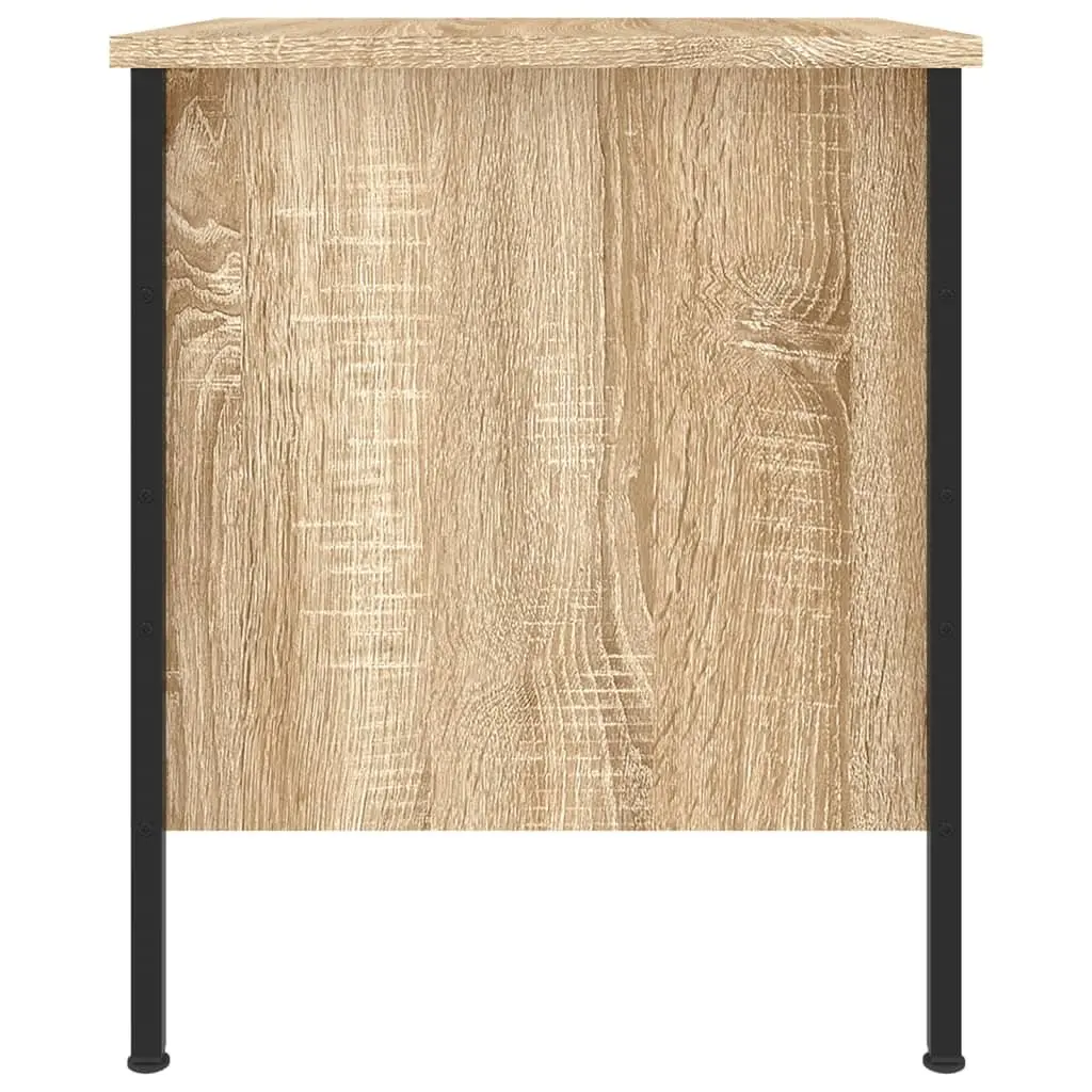 Bedside Cabinets Industrial Style 2 pcs Brown Engineered Wood with Drawers