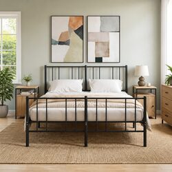 Warm Brown Sonoma Oak Bedside Cabinets – Set of 2